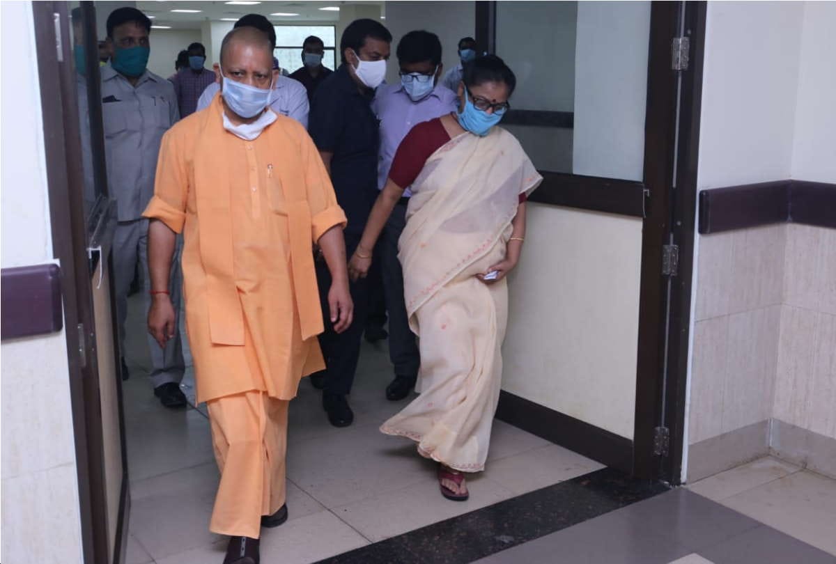 CM yogi adityanath Visit AIIMS and Inspected Gorakhpur