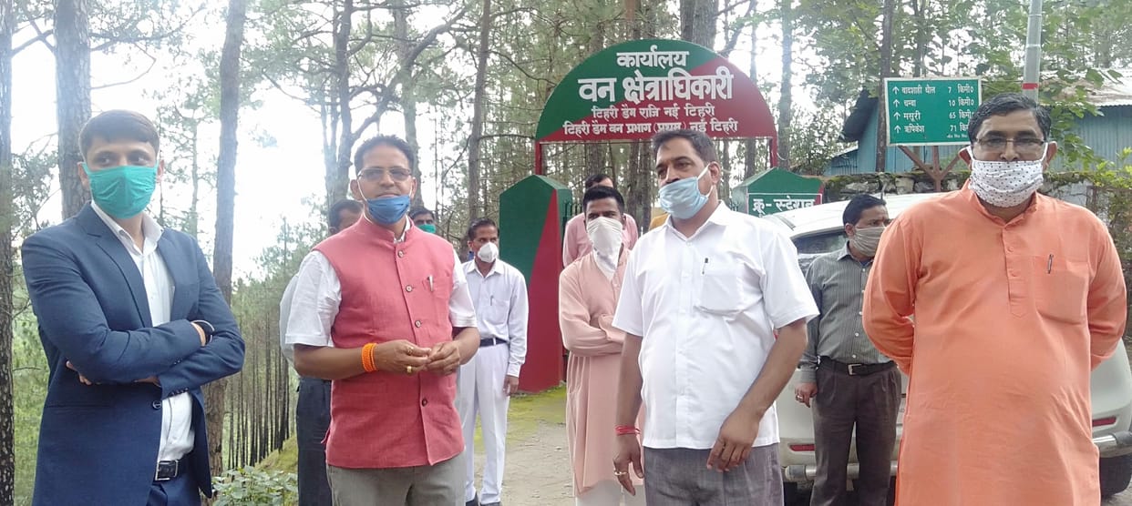 MLA DM inspected the land of the college