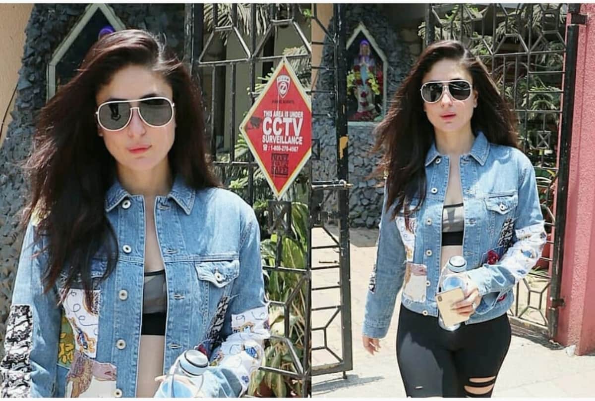 kareena kapoor stylish gorgeous look in denim outfits dresses jacket jeans