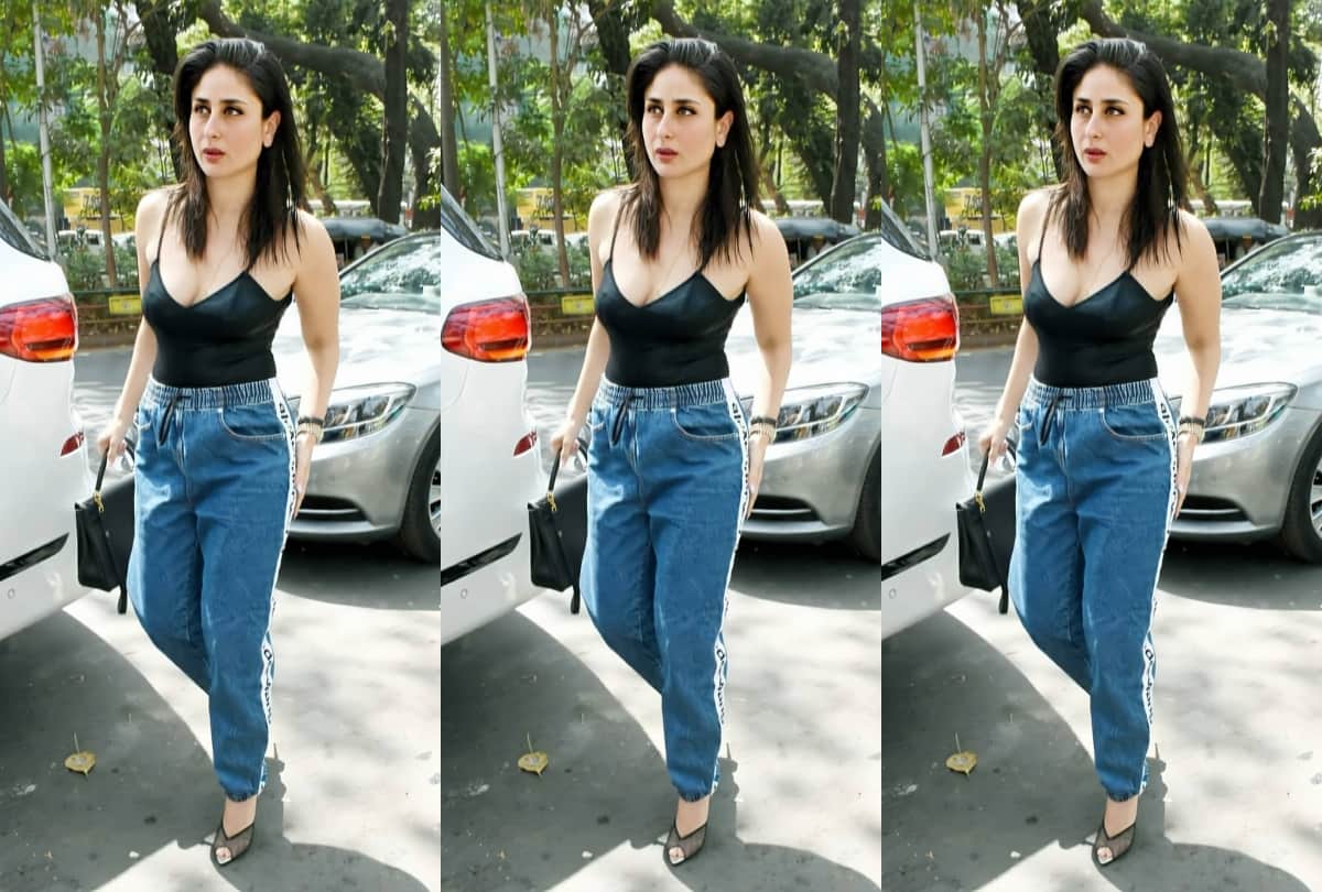 kareena kapoor stylish gorgeous look in denim outfits dresses jacket jeans