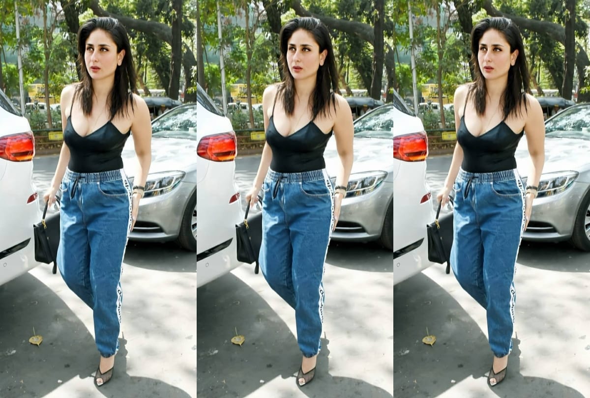 kareena kapoor stylish gorgeous look in denim outfits dresses jacket jeans