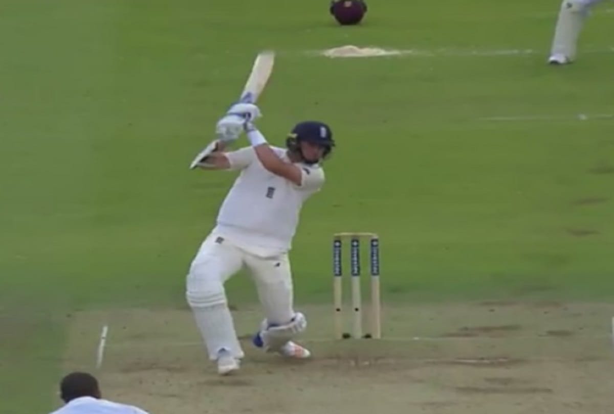 Stuart Broad adopted Warne technique to score a stormy half-century against the West Indies.