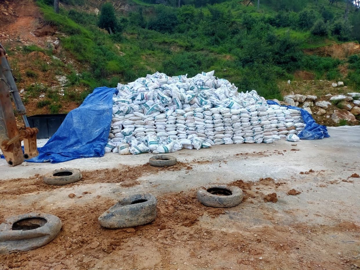 Mining stopped, four JCB seazed