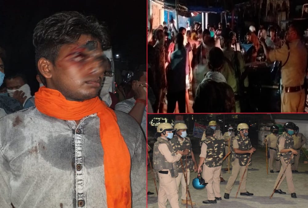 Uttarakhand: Ruckus in Rudrapur, Villagers Stone pelting on police, Photos