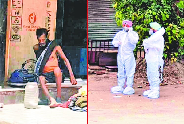 The patient remained in the porch for the whole day, 2 ambulances were not taken to the hospital