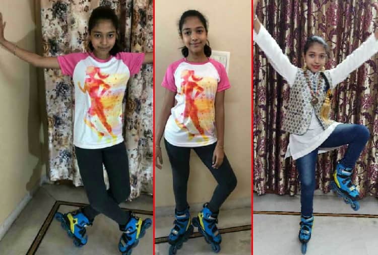 Chandigarh News in Hindi: 12 year old skater makes it to India Book of Records