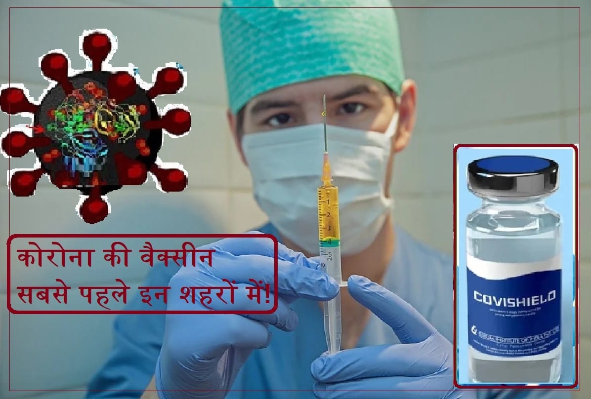 Coronavirus Vaccine Launch firstly in India, Covid Vaccination in Mumbai and Pune at first by Serum India Oxford vaccine Astrazeneca