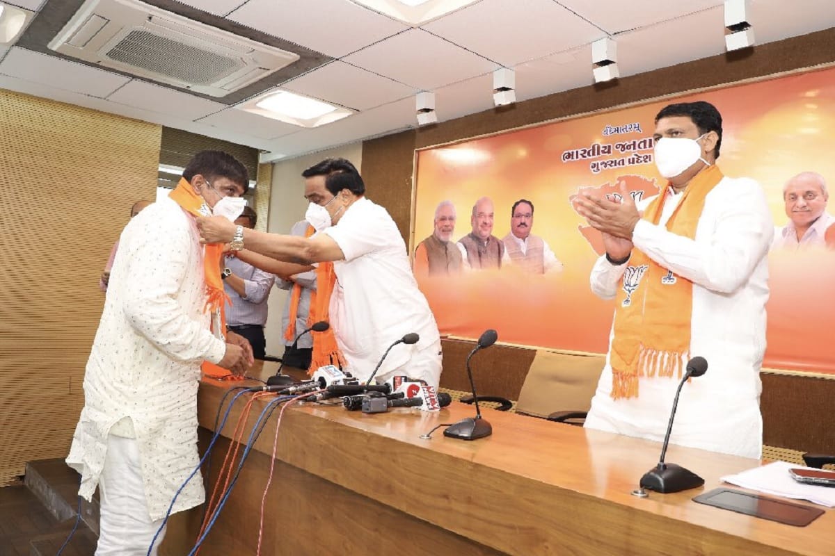 Gujarat : Farmer Leader Jayesh Patel joins BJP who protested against Bullet Train Project
