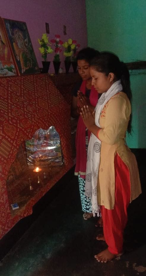 Sisters pray for brother's safety