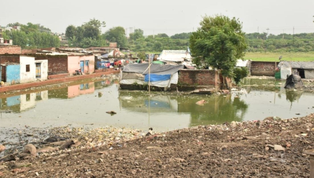 water logging in Shivnagar