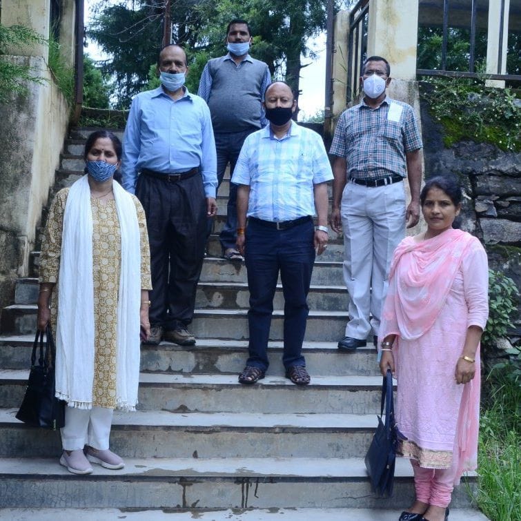 The team did physical verification of PG College
