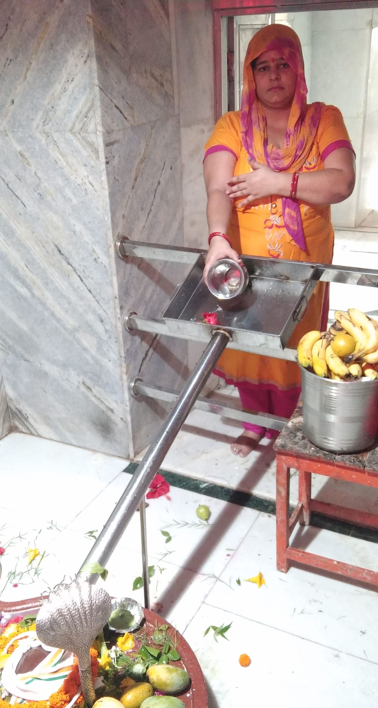Bhole Nath's Jalabhishek took place in homes and temples