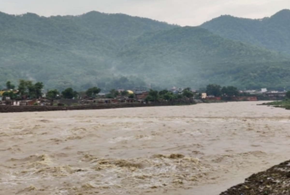 Increased water level of rivers in Nepal