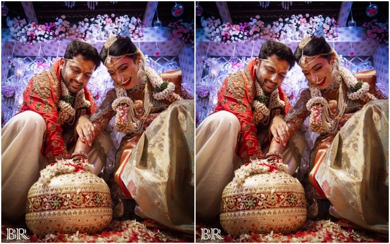 Nithin Shalini Marriage Photos:Telugu actor Nithiin tied knot with Shalini Kandukiri Check out Wedding Pictures
