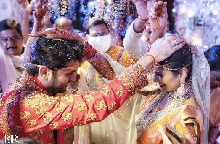Nithin Shalini Marriage Photos:Telugu actor Nithiin tied knot with Shalini Kandukiri Check out Wedding Pictures