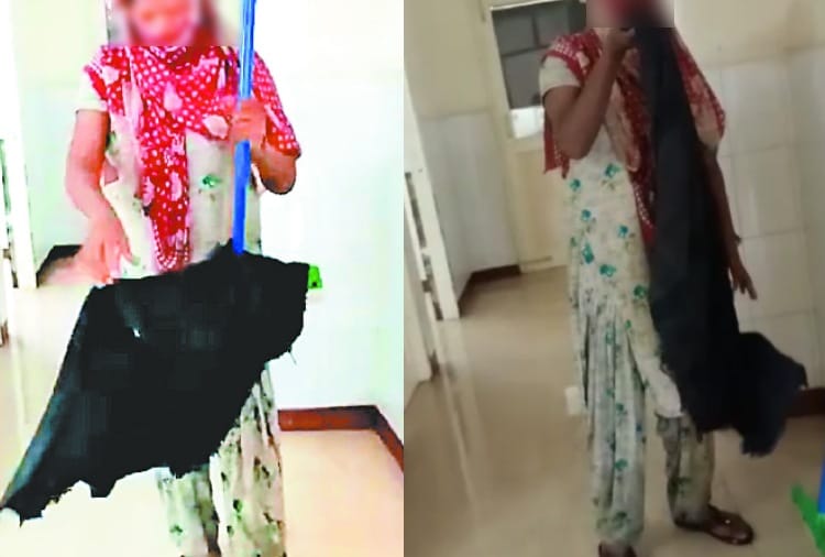 Corona patients are cleaning themselves in the hospital, video goes  viral on social media
