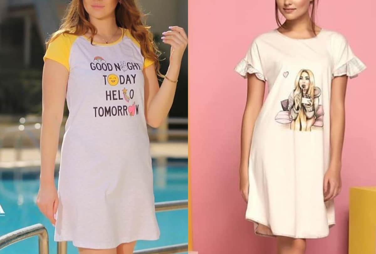 every women must know the name different types of sleepwear form trendy pajamas to sleep shirts