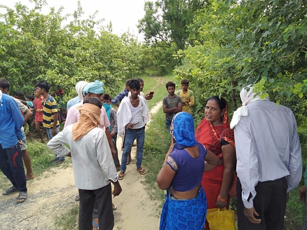 a born child baby dead body found in forest