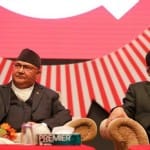 KP sharma OLI and Pushp Kamal Dahal