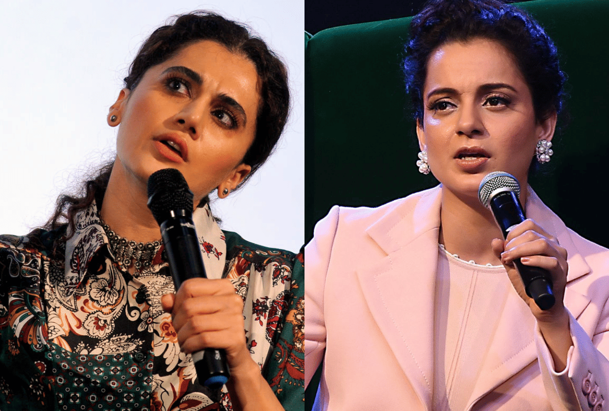 Kangana Ranaut has once again lashed out at Taapsee Pannu, calls her a 'B grade' actress and a 'freeloader'.