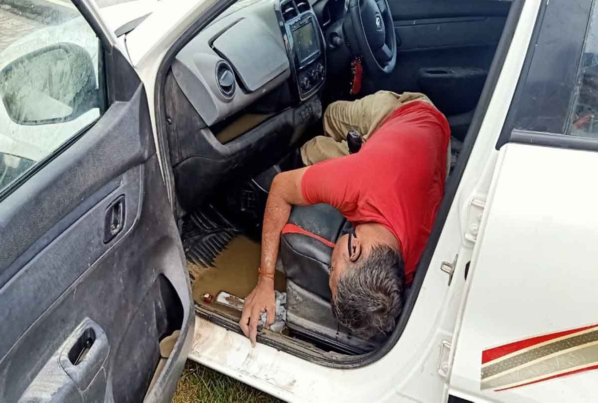young man killed and thrown into the canal with a car