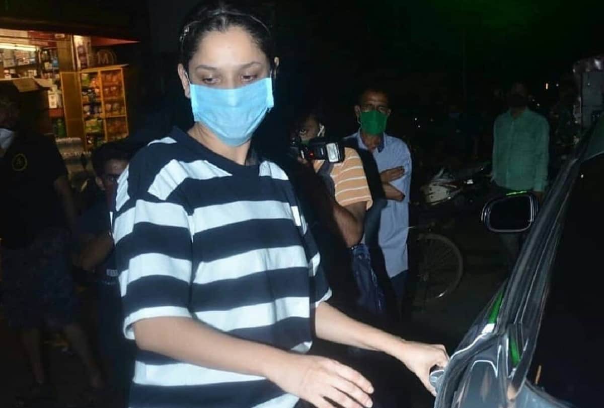 Ankita Lokhande spotted after Sushant Singh Rajput death distributing chocolates to needy