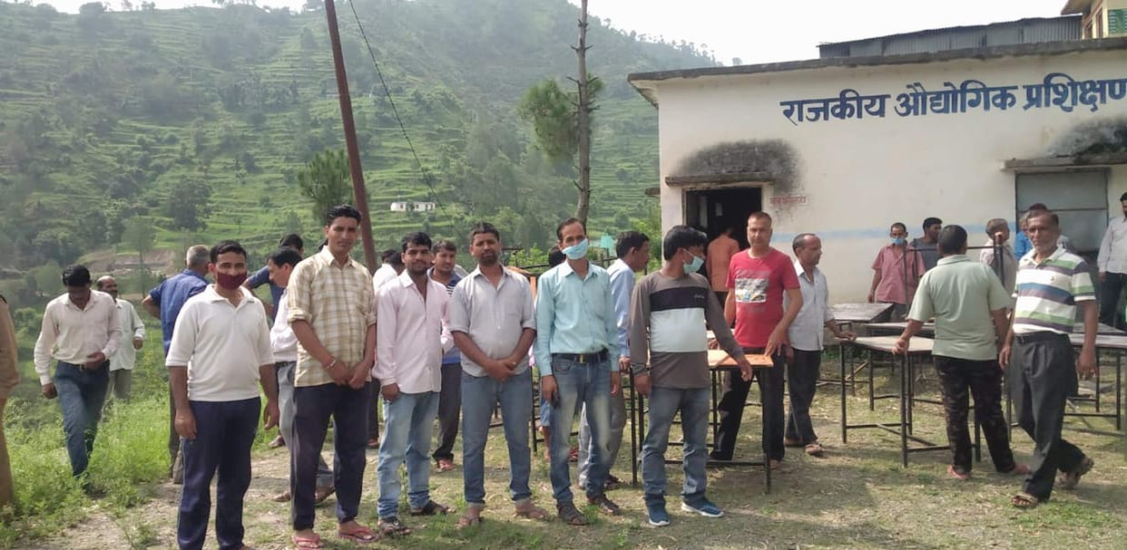 Protest to shift goods from ITI building