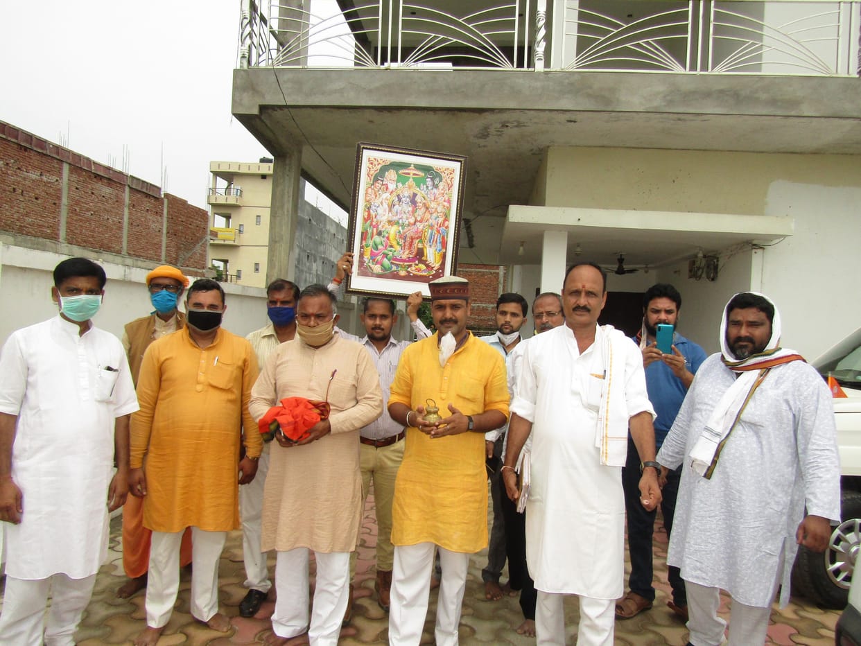 Soil, water assigned to temple construction