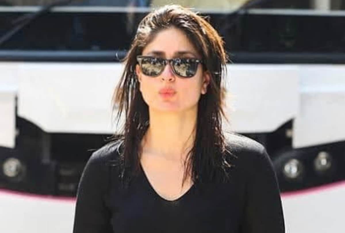 kareena kapoor blue and white silk dress easily not fit in your budget