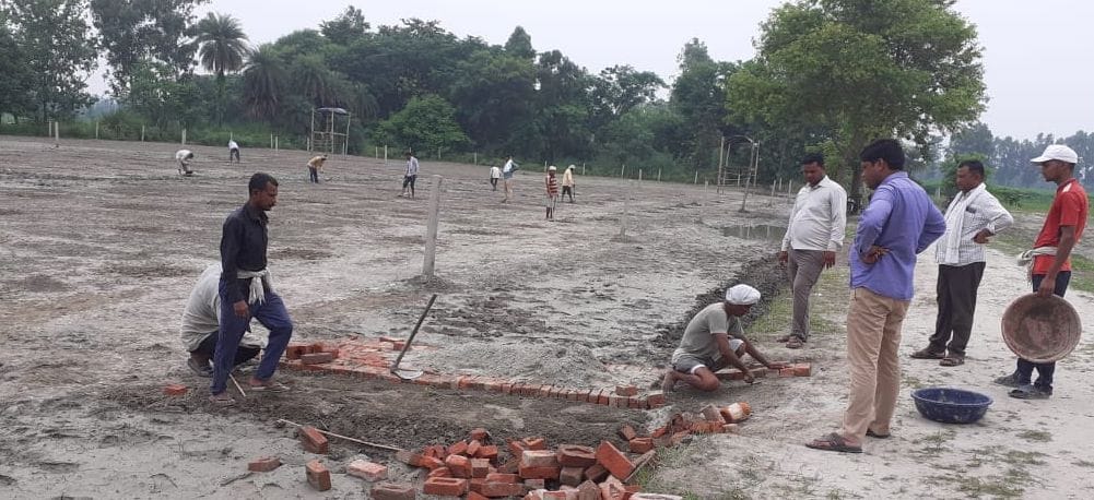 Today forest department sow the plants in one hour for making world record