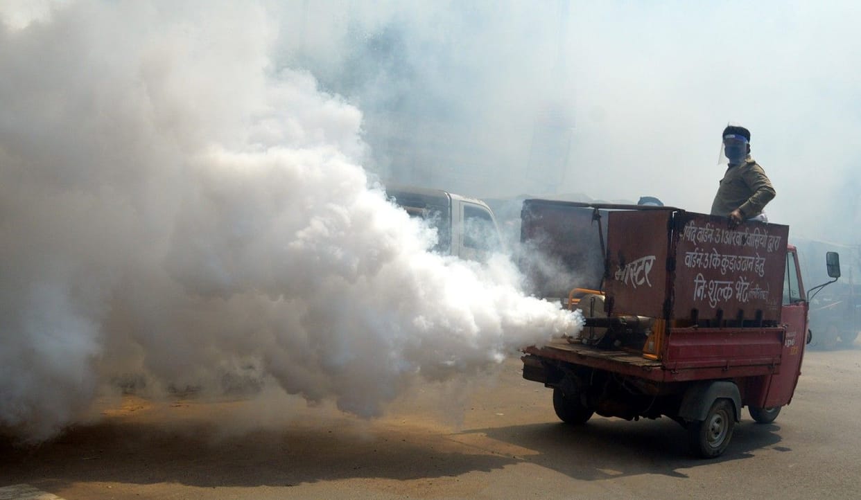 nagar parishad, start fogging, city