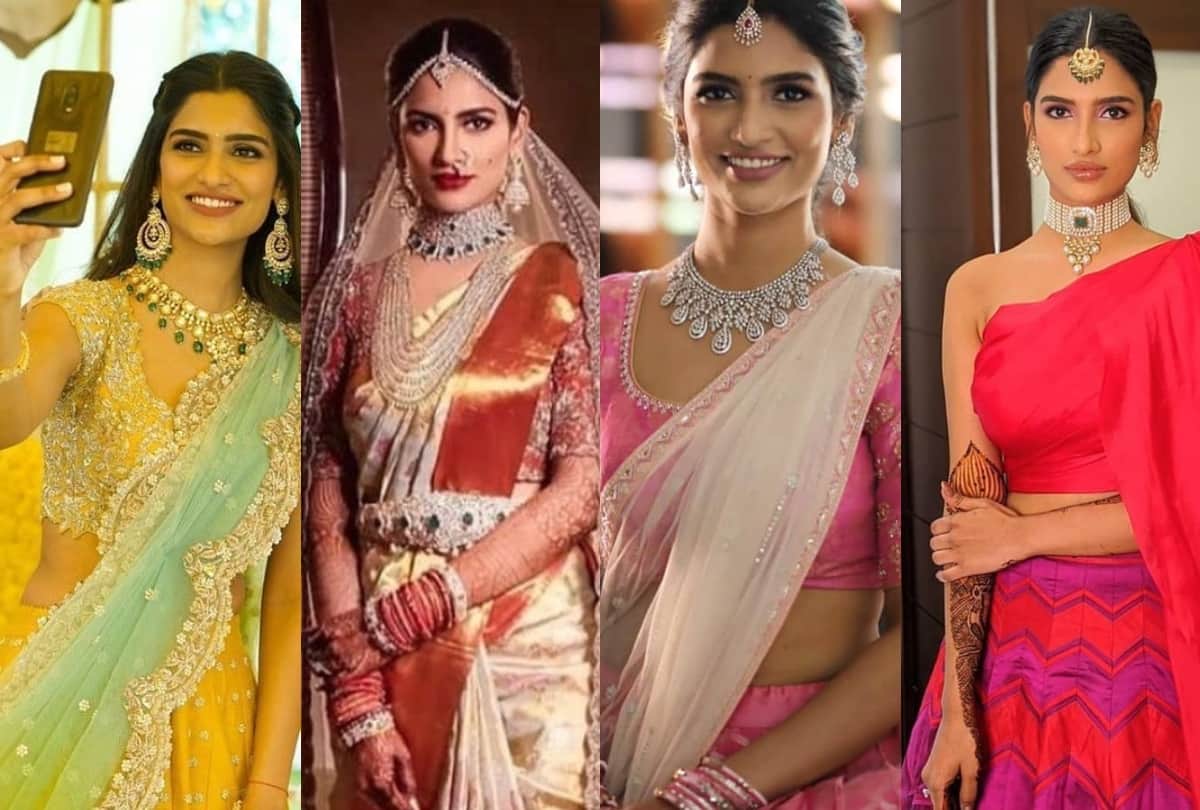 telugu actor nithiin tied the knot with shalini check out all her bridal look form engagement to haldi ceremony wedding