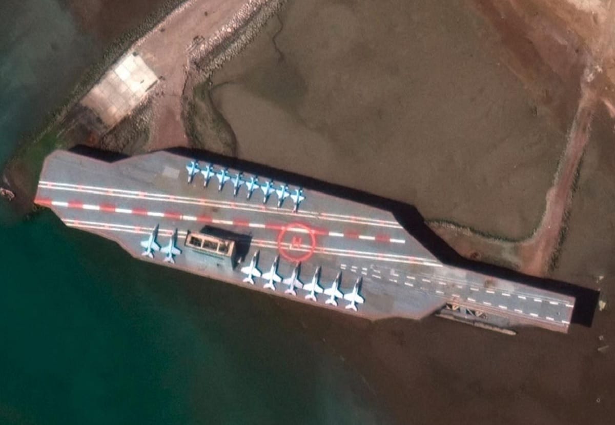 Iran moves mock aircraft carrier to Strait of Hormuz amid tensions with the america