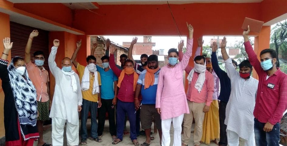 protest for water proble in kannauj