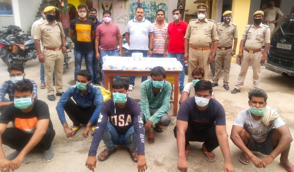 Illegal arms factory caught, eight arrested