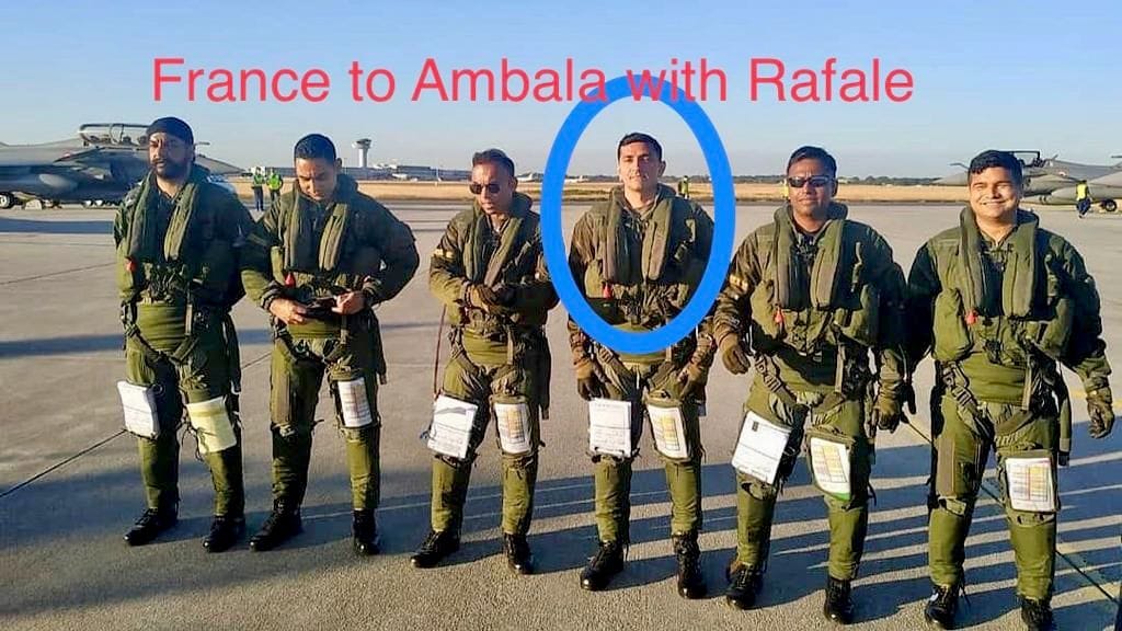 gurugrams rohit katariya gets promoted as group captain  while come with  rafel