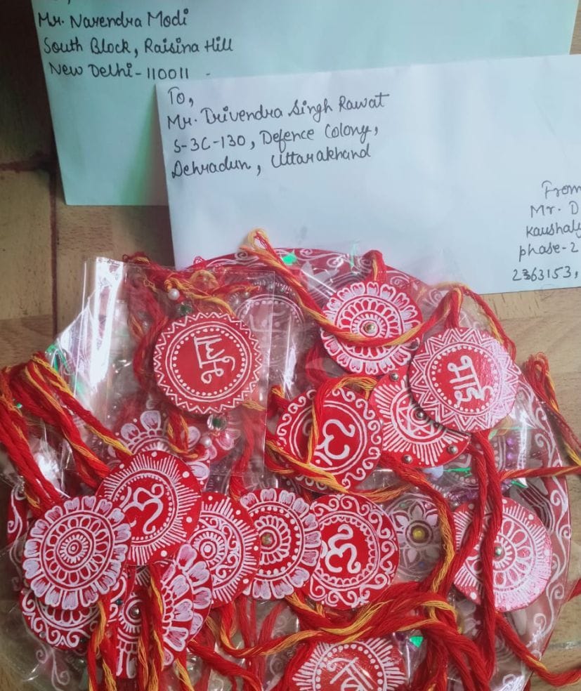 Self-reliant Women are making Rakhi