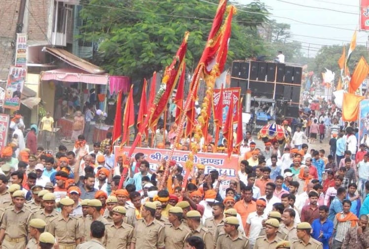 Corona effect Mahaviri flag julus will not come out for first time in 110 years Spanish flu also could not stop it in ballia