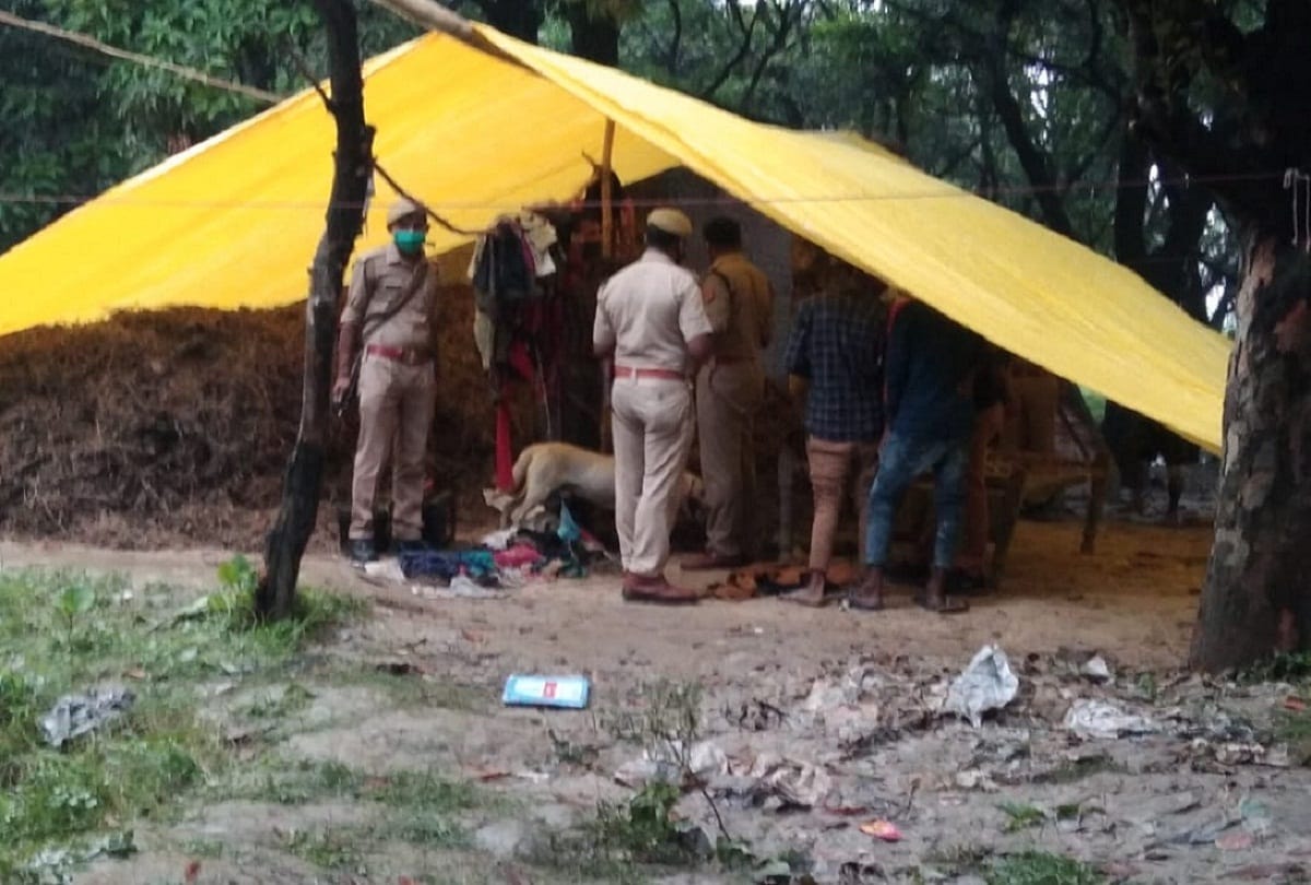 Prayagraj Crime News: Strangled murder of a student sleeping in the garden, police picked up many people