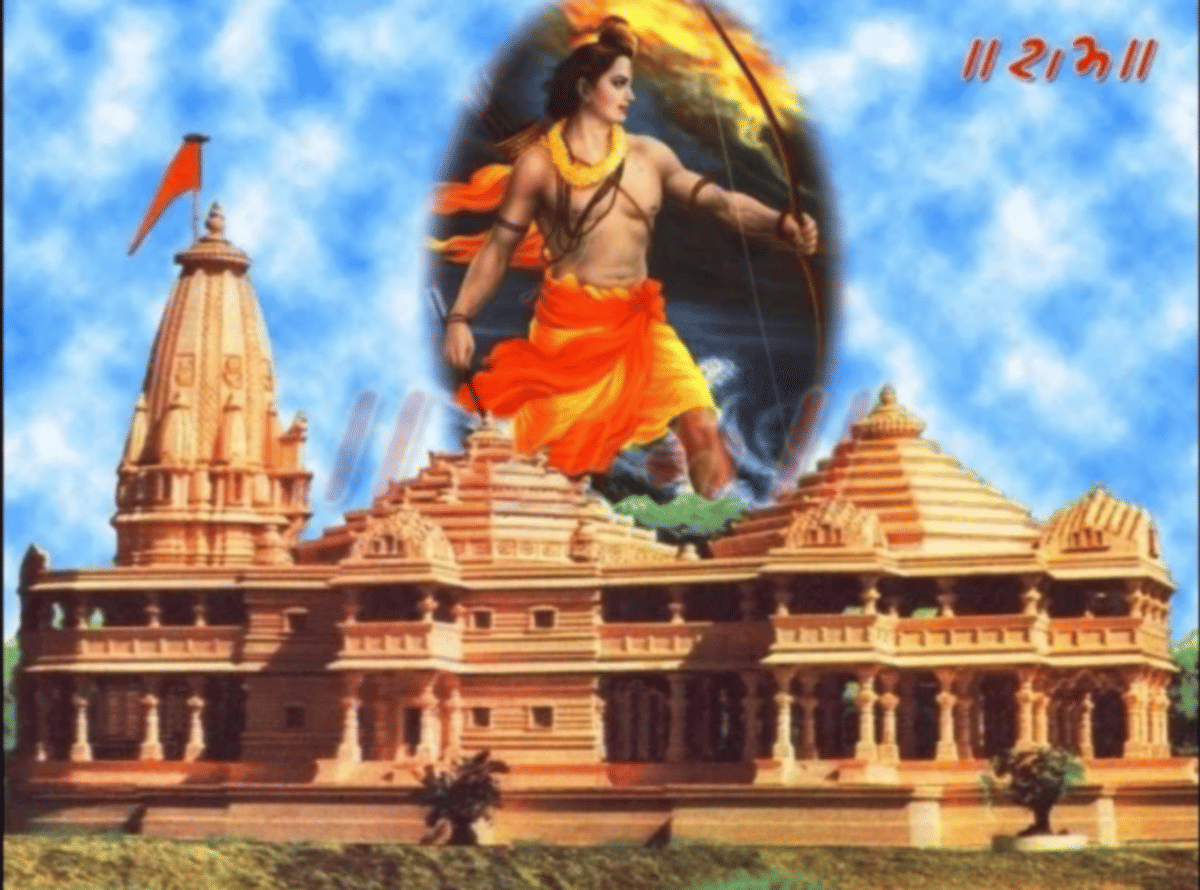 Lord ram and ram temple picture will be displayed on august 5 on times square in the US