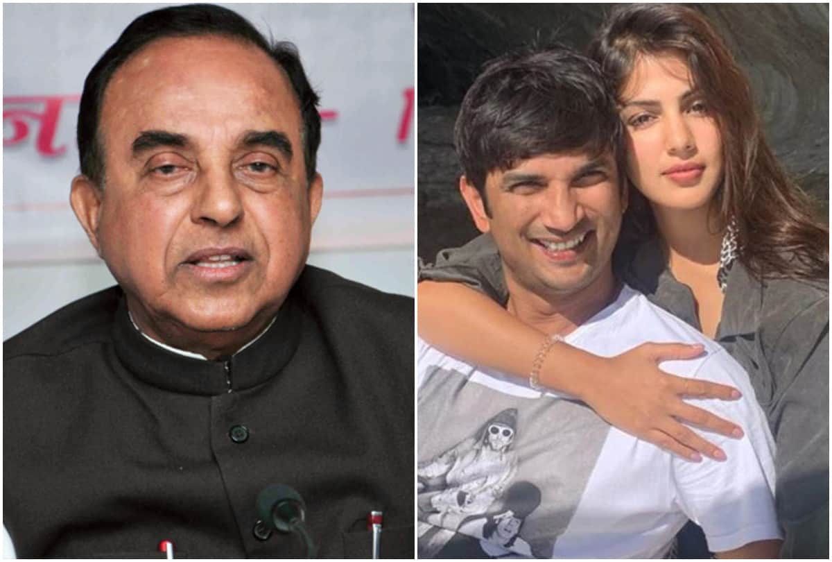 Sushant Singh Rajput Case News in Hindi: Subramanian Swamy angry on Rhea Chakraborty after reveals she was in Mortuary during late actor Post mortem