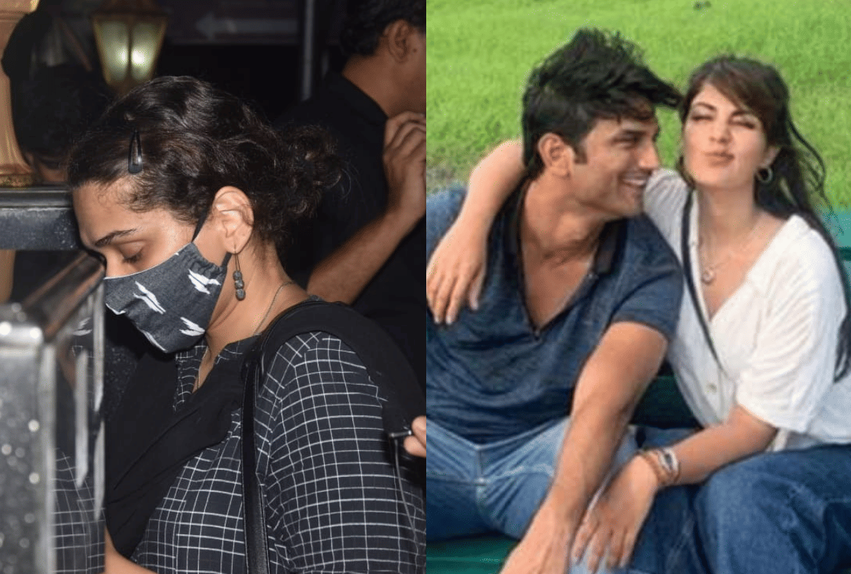 Rhea Chakroborty meet her lawyer after Sushant Singh Rajput father files FIR against her