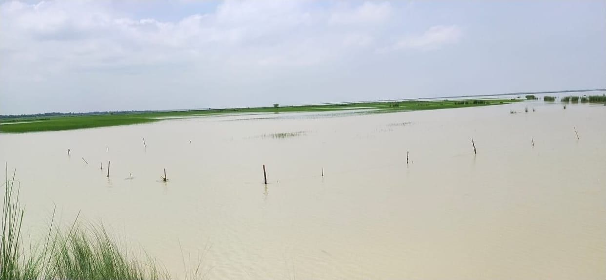 Saryu burial, water entered in 200 houses