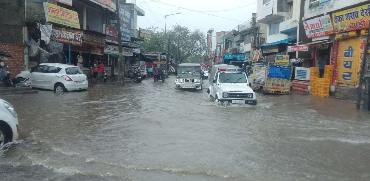 civic issuse,Rain block road construction,charkhi dadri news