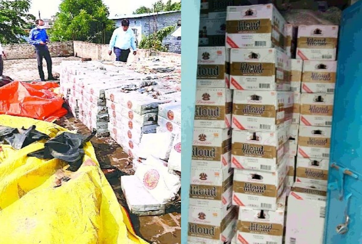Excise Department recovers bear worth 2 crores from Greater Noida Godown