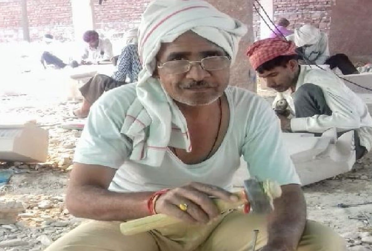 artisans of Fatehpur Sikri made designs on stones for Ram Mandir