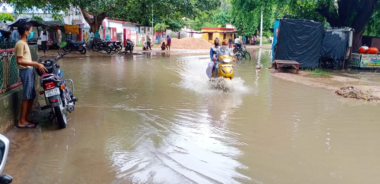 The weather was pleasant due to rain, but the roads were deadly