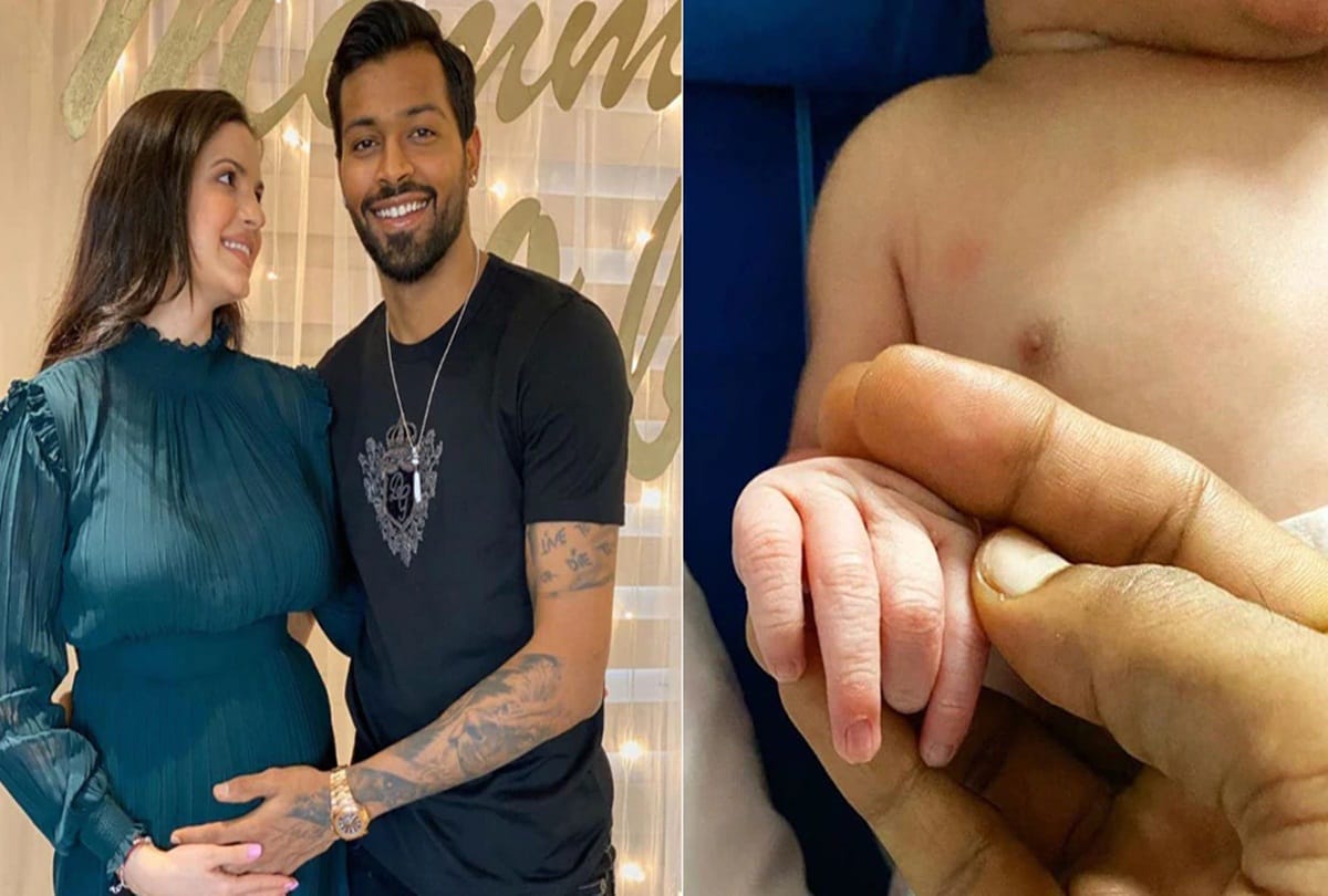 Hardik Pandya Wife Natasa Stankovic Baby Son News: Hardik pandya became father,  Natasa Stankovic gave birth to baby boy