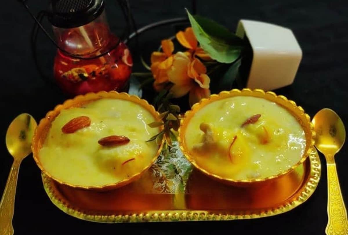 kesar phirni recipe in hindi how to make kesar phirni at home eid recipes