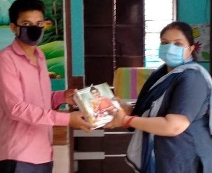 Distribute books to parents